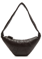 Lemaire Croissant Medium Grained Leather Shoulder bag - Chocolate - One Size