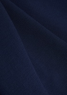 Roland Mouret Belted Wool Midi Dress Navy