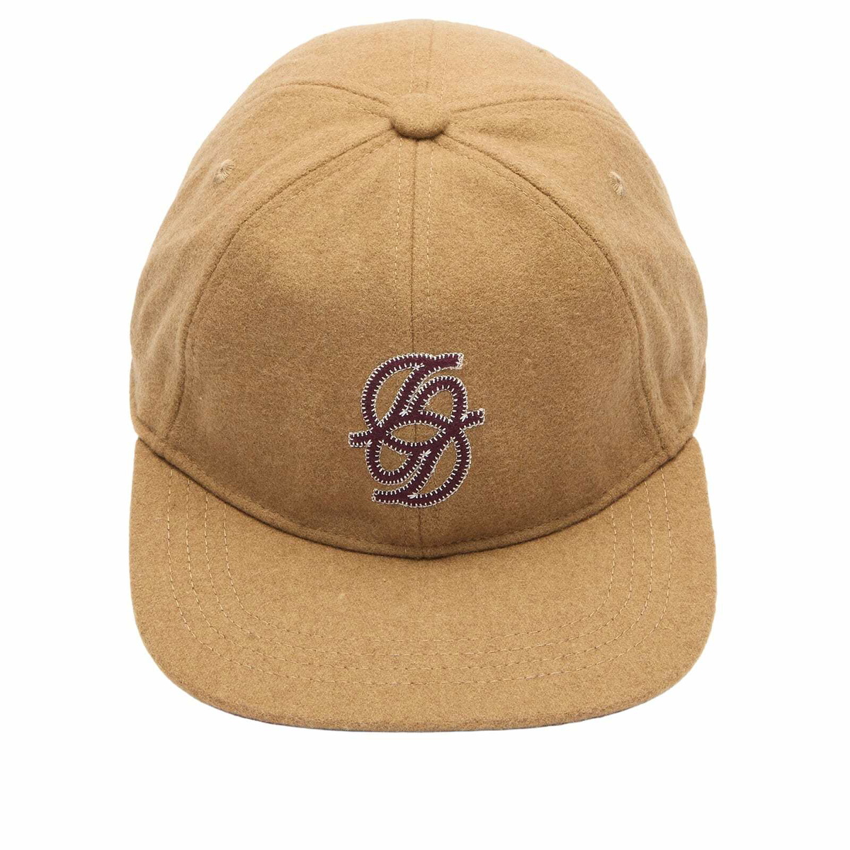 Drôle de Monsieur Men's Drole De Monsieur Monogram Cap in Beige 