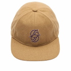 Drôle de Monsieur Men's Drole De Monsieur Monogram Cap in Beige 