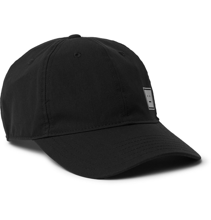 Photo: ACNE STUDIOS - Logo-Print Canvas Baseball Cap - Black