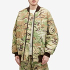 1017 ALYX 9SM Men's Oversized Camo Nylon Bomber Jacket in Camouflage