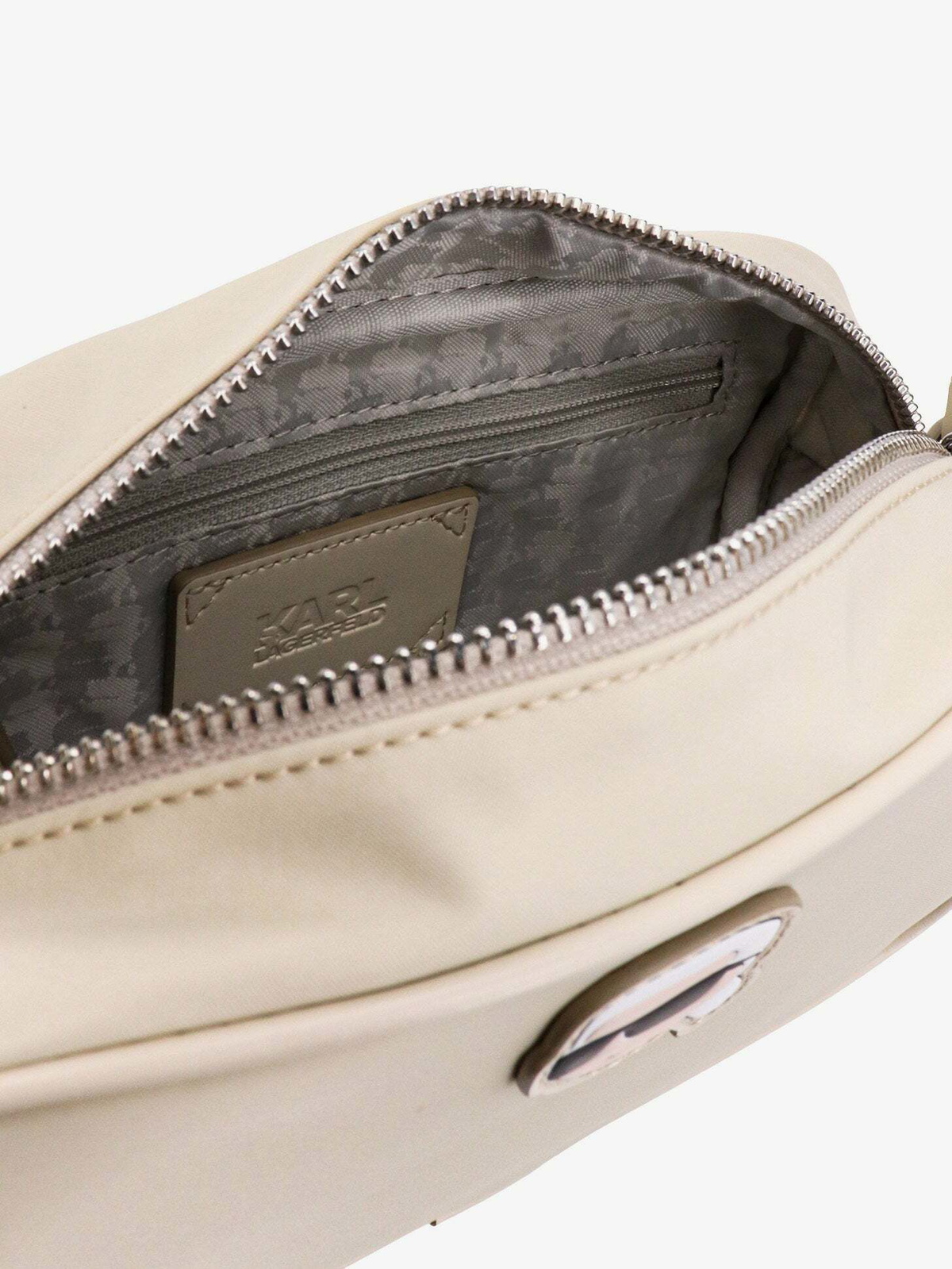 Karl Lagerfeld Shoulder Bag Beige Womens Karl Lagerfeld