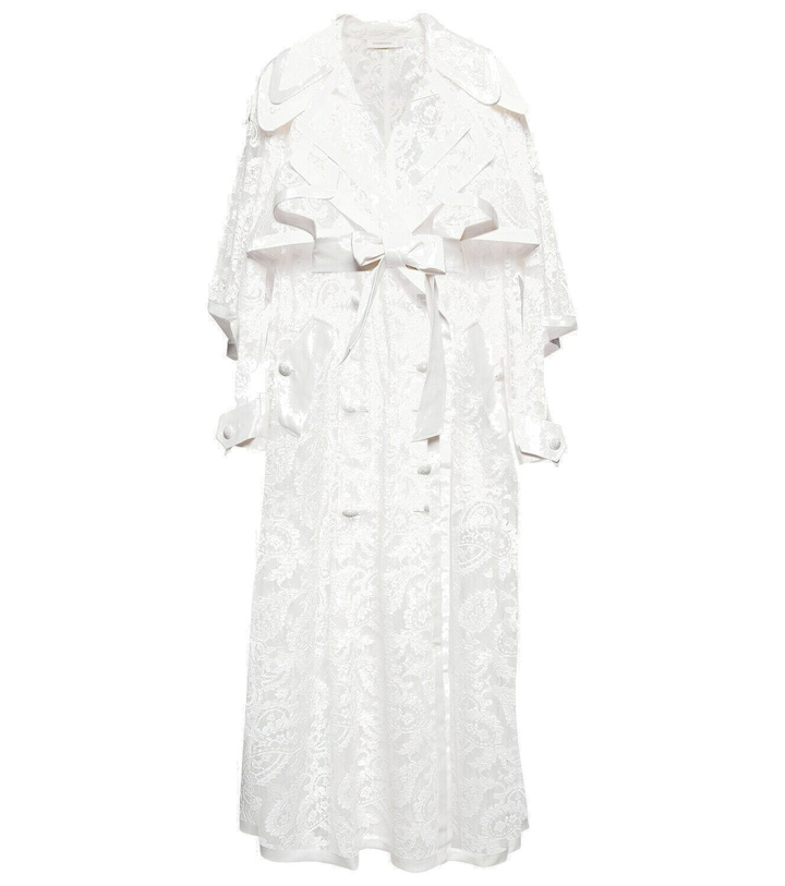 Photo: Zimmermann - Wonderland lace trench coat