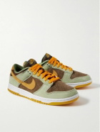 Nike - Dunk Low Suede Sneakers - Green