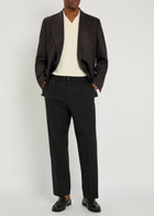 Wax London Aubyn Tapered-leg Woven Trousers Black