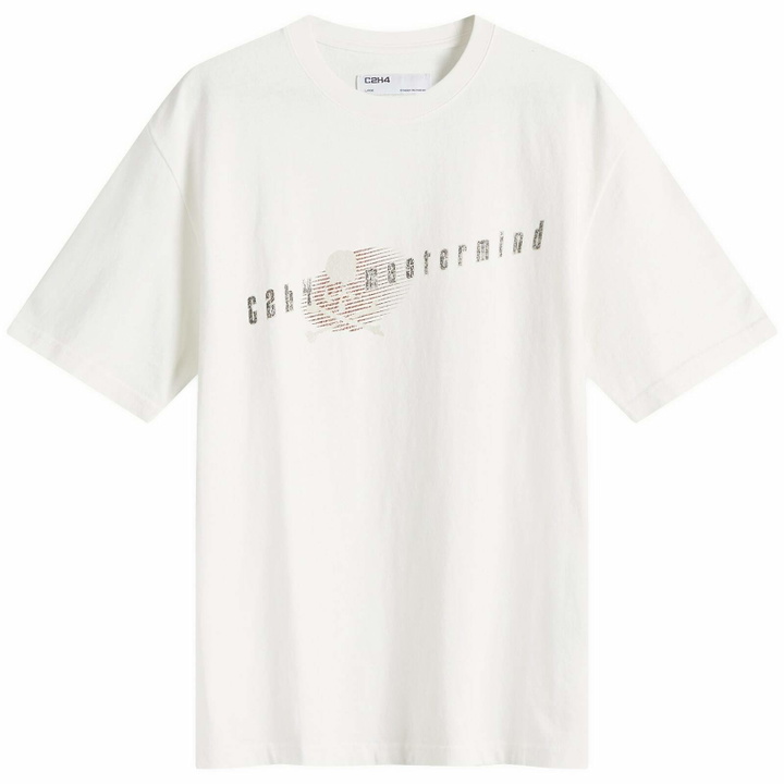 Photo: C2H4 Men's x mastermind JAPAN Logo T-Shirt in Mist White