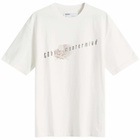 C2H4 Men's x mastermind JAPAN Logo T-Shirt in Mist White