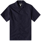 Monitaly Men's Mechanic Vacation Shirt in Vancloth Oxford Navy