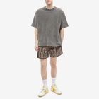 Rhude Men's Logo Swim Short in Dark Grey