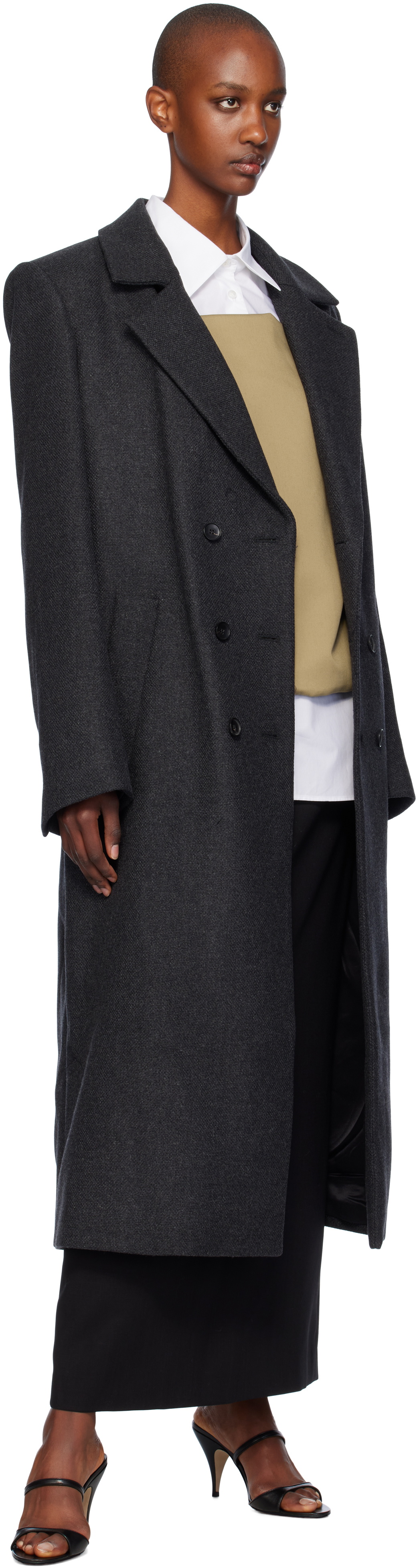 La Collection Gray Achilles Coat