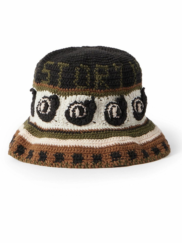 Photo: Story Mfg. - Crocheted Organic Cotton Bucket Hat