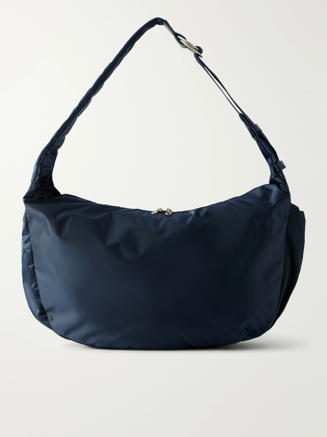 Master-Piece - Ark Leather-Trimmed Satin Shoulder Bag