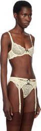 Fleur du Mal Off-White Bianca Lace Bra