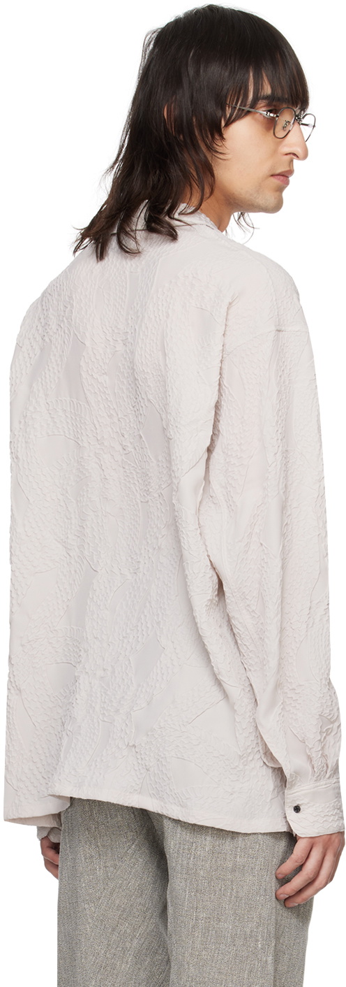 KOZABURO Off-White Button Shirt