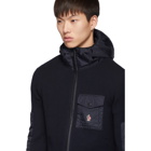 Moncler Grenoble Navy Wool Jacket