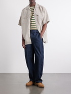Beams Plus - Convertible-Collar Linen Shirt - Neutrals
