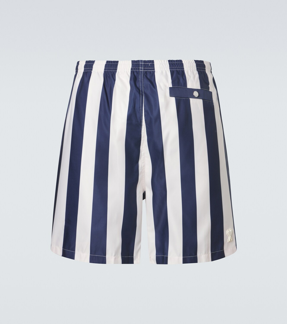 Ami Paris Striped swim trunks