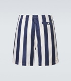 Ami Paris Striped swim trunks