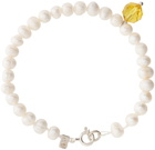 Camiel Fortgens White Pearl Bracelet