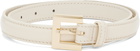 ANINE BING Off-White Nicola Belt