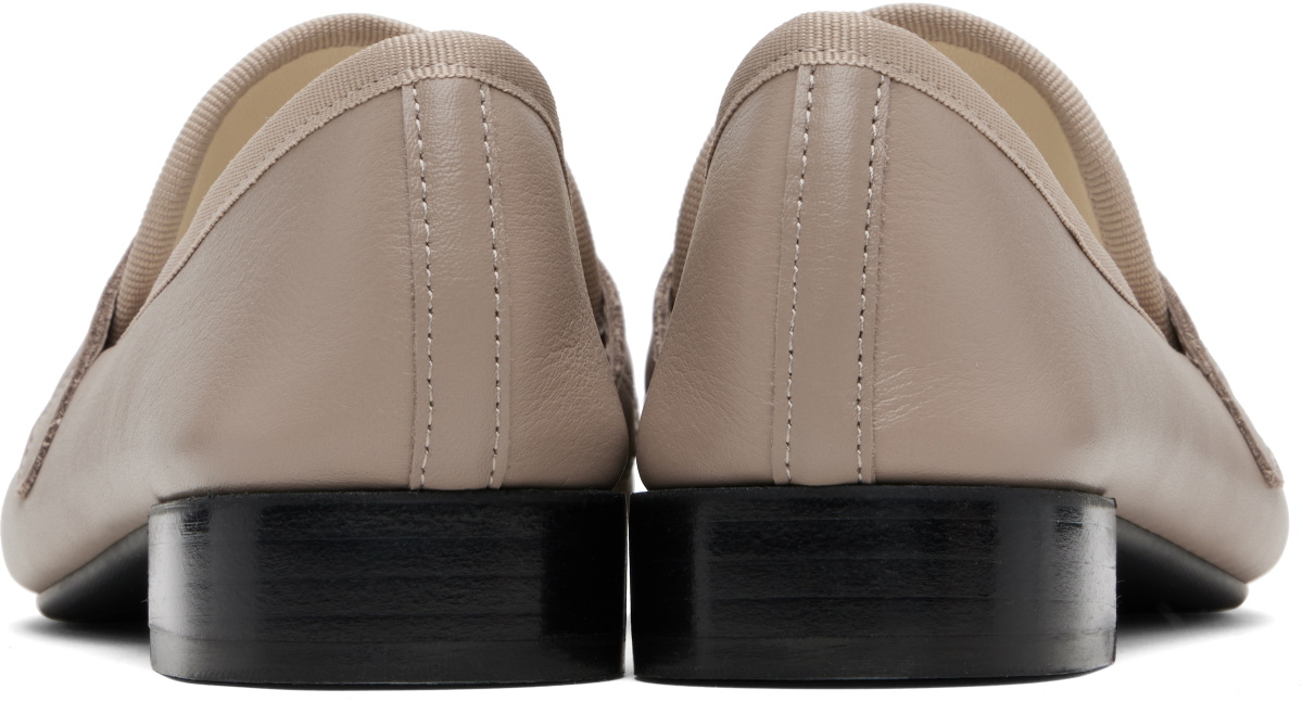 Repetto Taupe Michael Rubber-Sole Loafers