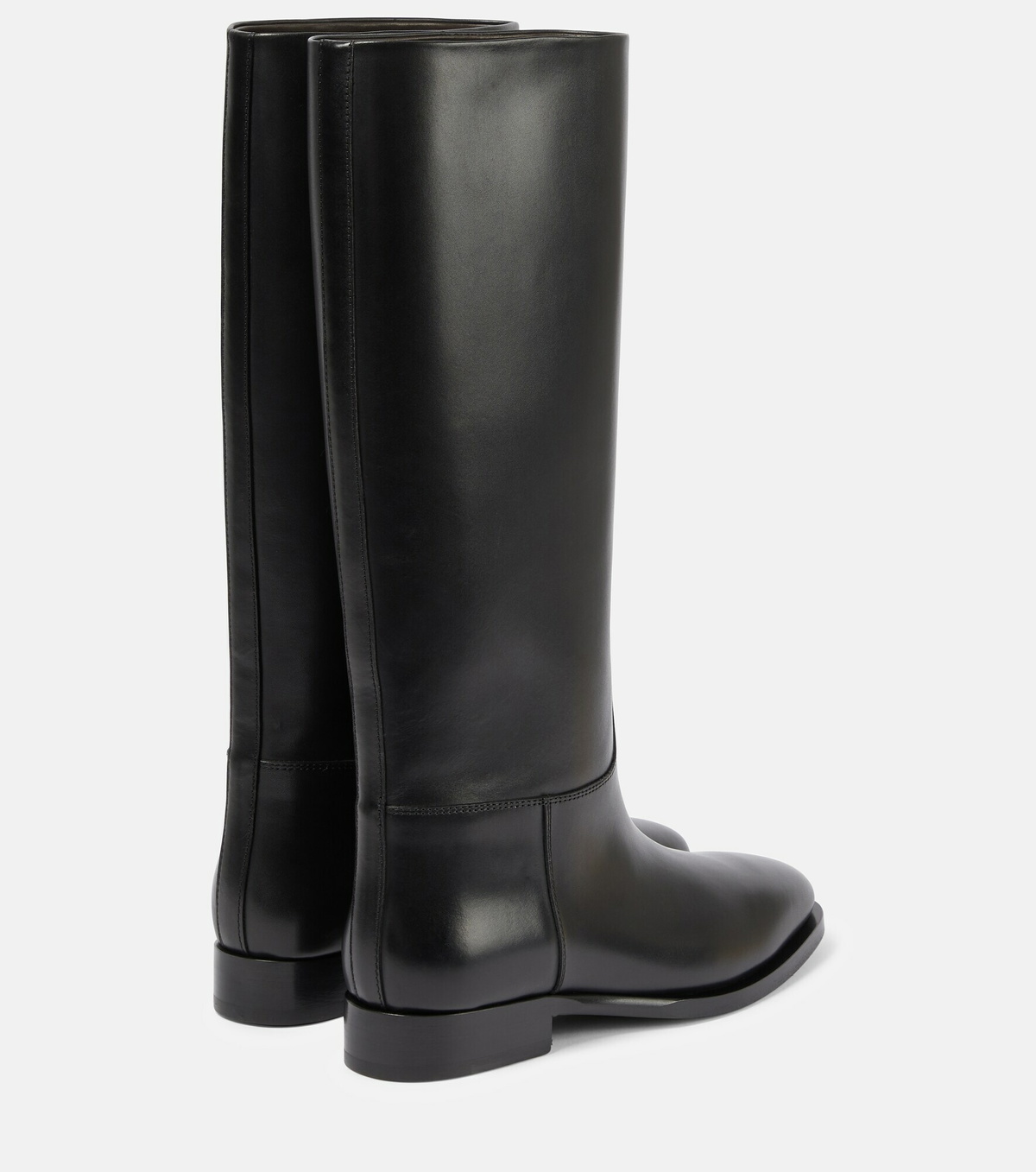 The Row - Grunge leather knee-high boots
