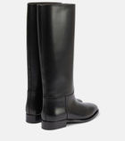 The Row - Grunge leather knee-high boots