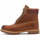 Timberland Men's Heritage 6" Waterproof Boot in Medium Brown Nubuck