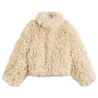 Samsøe Samsøe Women's Samedda Curly Bomber Jacket in Pumice Stone