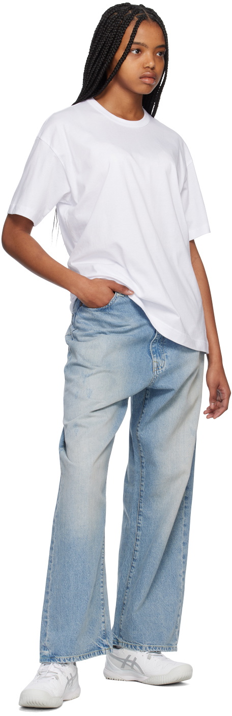 Comme des Garçons Shirt White Crewneck T-Shirt