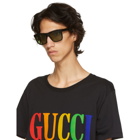 Gucci Black Urban Colorblocked Sunglasses