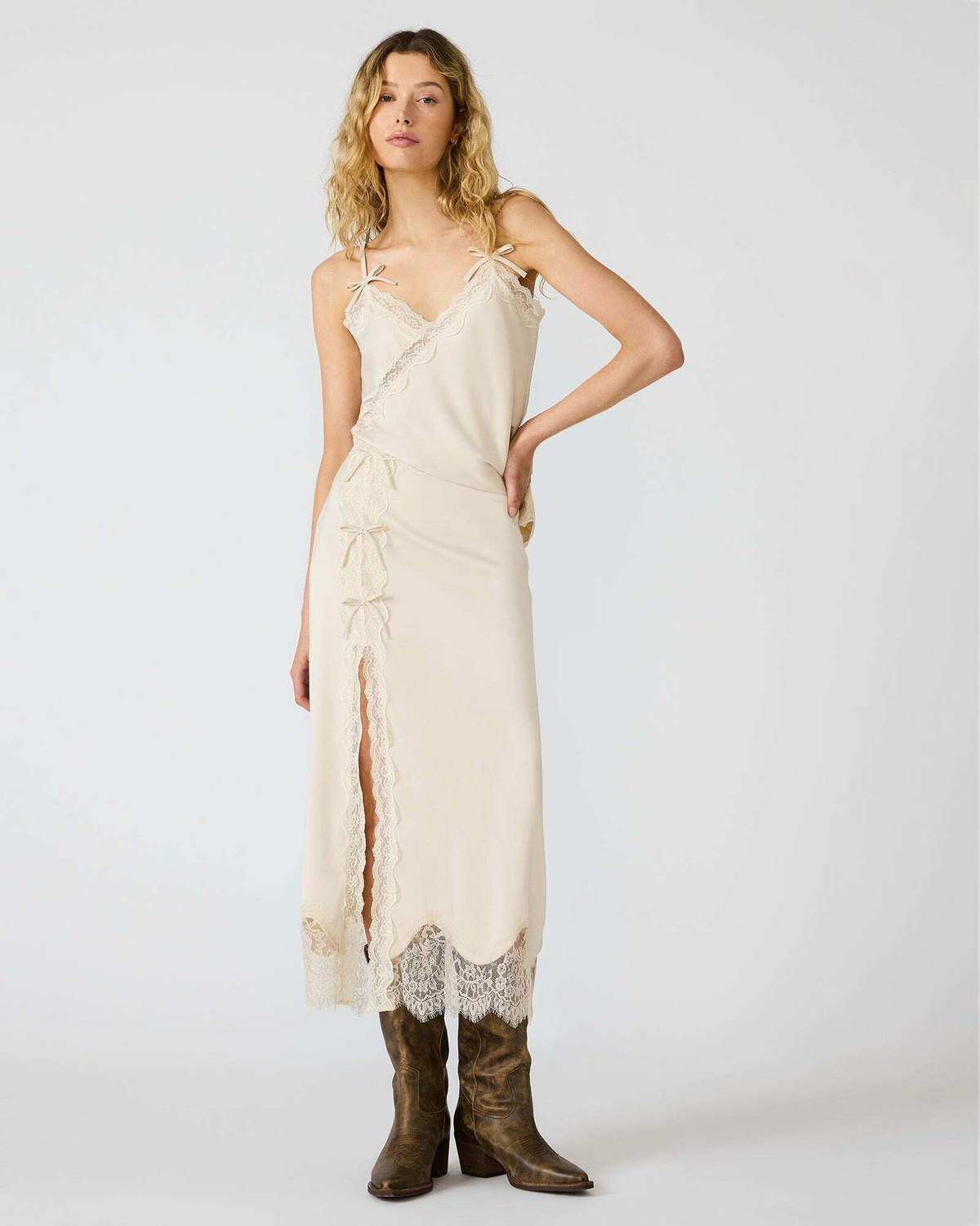 Steve Madden Lissandra Skirt in Ivory
