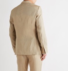 MP Massimo Piombo - Andy Unstructured Linen Suit Jacket - Neutrals