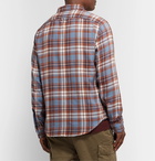 Alex Mill - Checked Cotton-Flannel Shirt - Sky blue