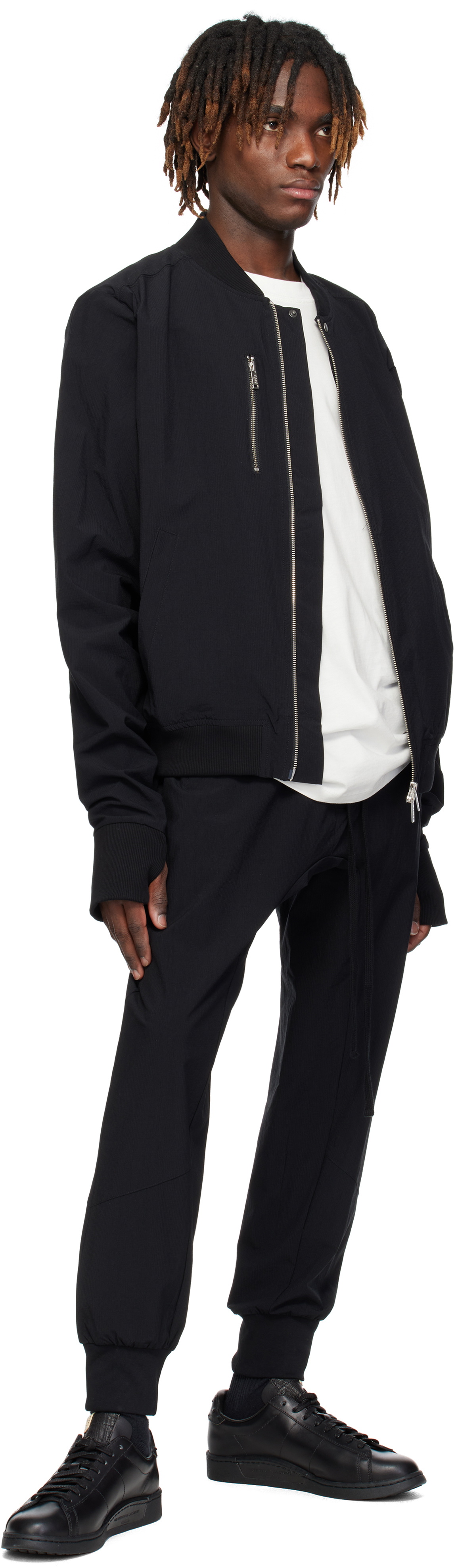 thom/krom Black M SJ 662 Bomber Jacket
