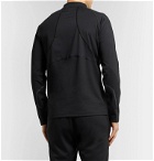 Under Armour - UA Rush Mesh-Panelled ColdGear Half-Zip T-Shirt - Black