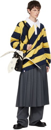 Charles Jeffrey LOVERBOY Black Banana Bucket Eyelets Bag