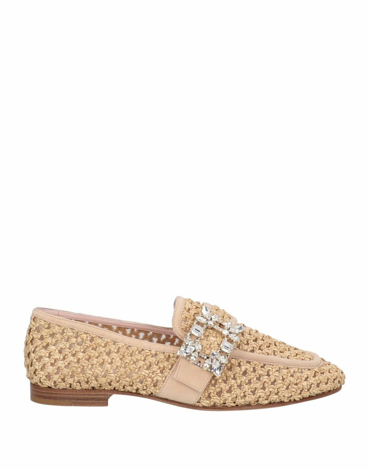 Roger Vivier Womens Loafers in Beige