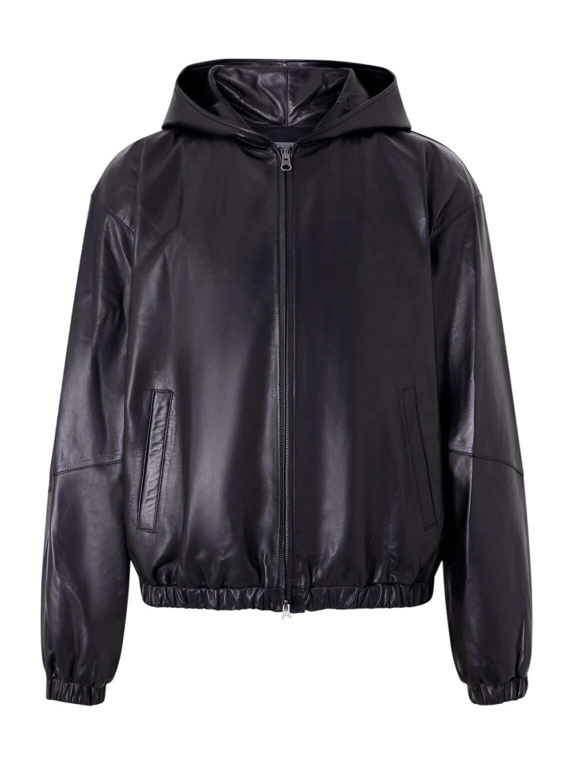 North Man 、AMOMENTO Synthetic Leather AMOMENTO Zip Faux-Leather Jacket - Black | Garmentory