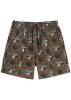 Billionaire Boys Club Dollar Printed Shell Swim Shorts Khaki