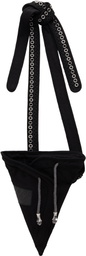 Kiko Kostadinov Black Hatha Jersey Bag