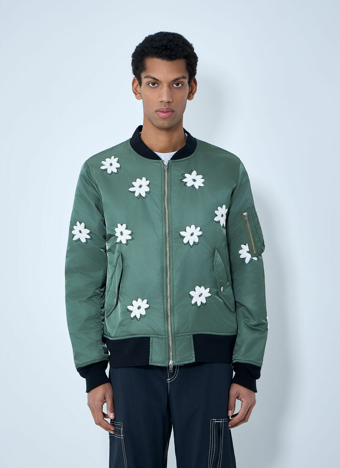 Noma Embroidered Bomber Jacket
