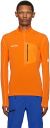 Mammut Orange Aenergy Light ML Sweatshirt