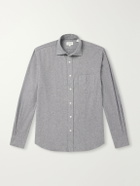 Hartford - Paul Cotton-Flannel Shirt - Gray