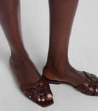 Saint Laurent Tribute leather sandals