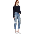 Moussy Vintage Blue Powell Boy Skinny Jeans