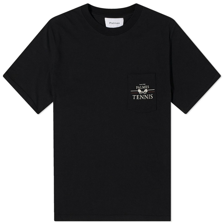 Photo: Palmes Men's Vichi Pocket T-Shirt in Black