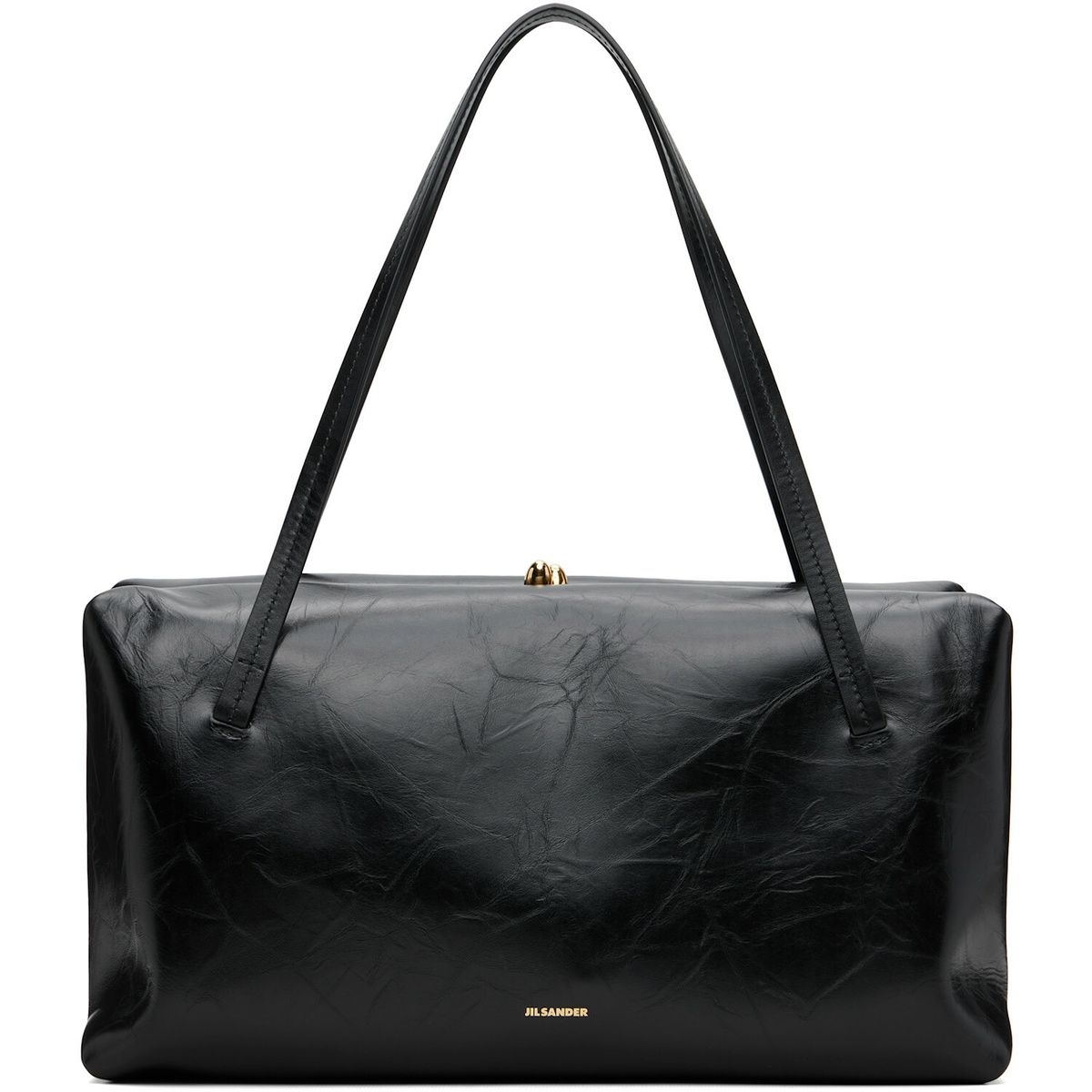 Jil Sander Black Goji Pillow Medium Bag