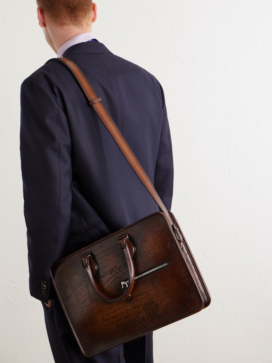 Berluti - Un Jour Mini Venezia Leather Briefcase
